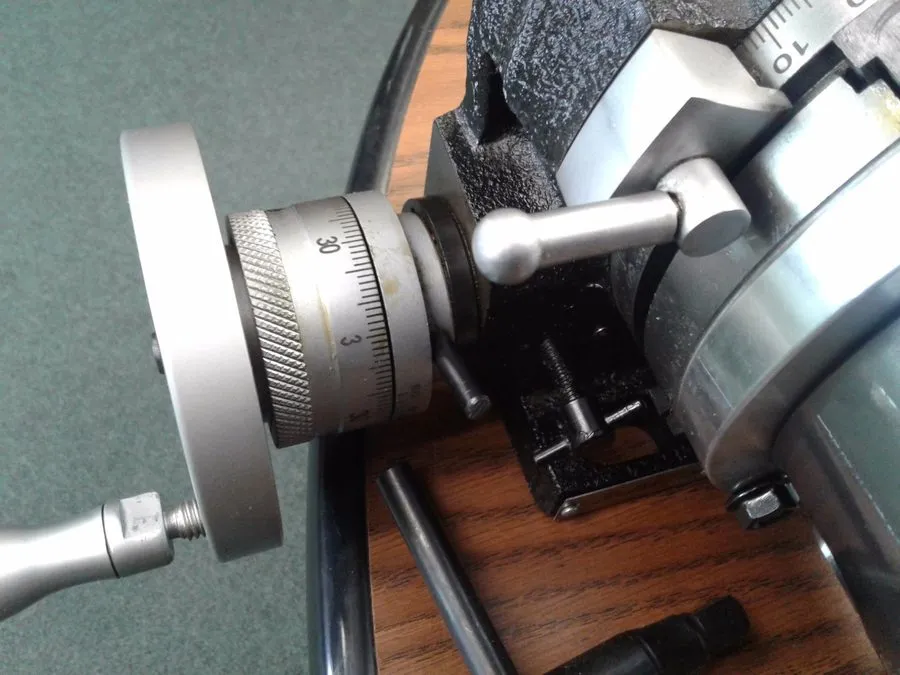 Поворотный стол 6" HORIZONTAL & VERTICAL ROTARY TABLE w. adapter & 3-jaw chuck,# — фото лота 2