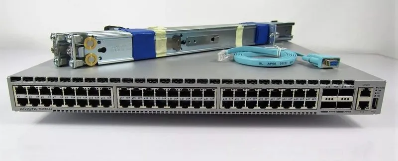 Коммутатор Arista DCS-7050TX-64-F 48-Port GbE 1/10GBASE-T 4xQSFP-Front-to-Back A — фото лота 3