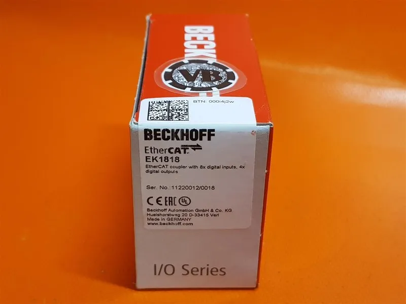 Шлюз полевой шины Beckhoff EtherCAT Coupler EK1818 8DI 4DO 24VDC