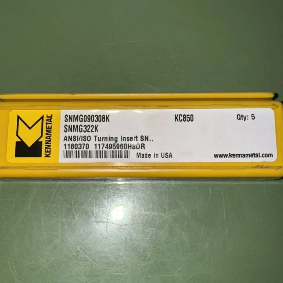 Режущий инструмент KENNAMETAL SNMG322K SNMG090308K Carbide Insert Grade KC850 (G