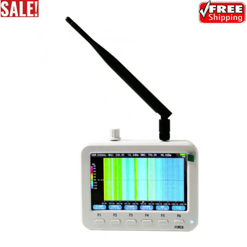 Анализатор спектра 30-6000MHz Handheld Spectrum Analyzer USB to TTL для AT Comma