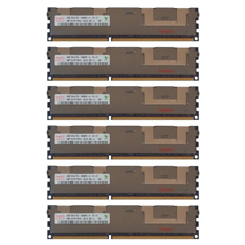 Модуль памяти 384GB (24x16GB) DDR3 PC3L-10600R ECC Reg Server Memory RAM HP ProL
