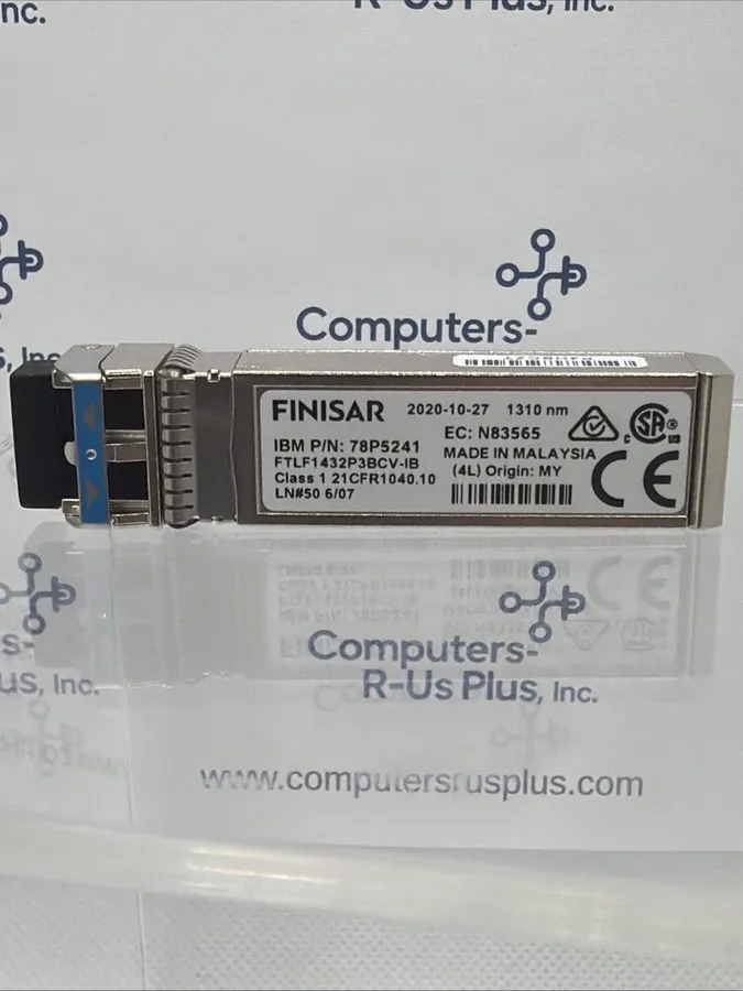 Трансивер IBM 78P5241 FINISAR FTLF1432P3BCV-IB 32G SFP28 SMF 1310nm LC Transceiv