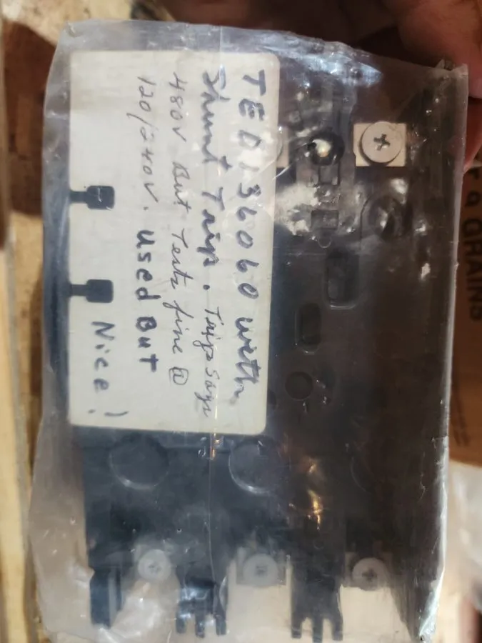 Автоматический выключатель GE TED134060 Circuit Breaker 60A 3P 480V 3PH TED 60 A — фото лота 2