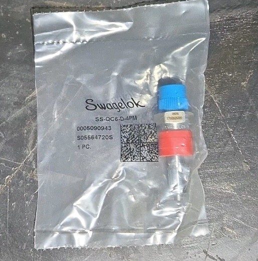 Трубопроводная арматура Swagelok SS-QC6-D-4PM Quick Connect Stem with Valve FNSP — фото лота 1