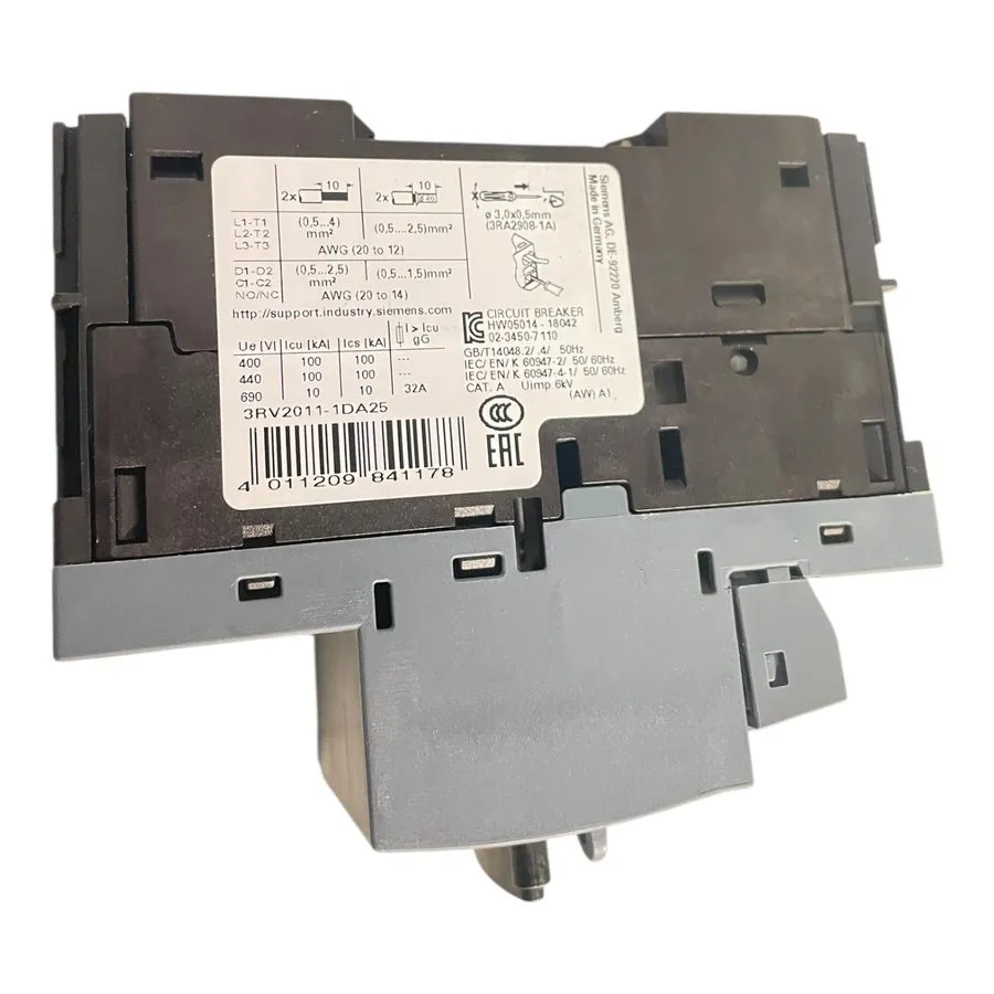 Автоматический выключатель Siemens Circuit Breaker Size S00 для Motor Protection — фото лота 1