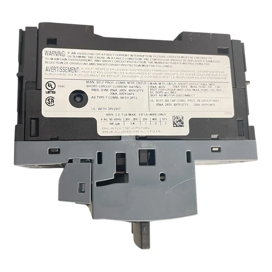 Автоматический выключатель Siemens Circuit Breaker Size S00 для Motor Protection — фото лота 2