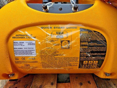 Станция обслуживания кондиционеров CPS Pro-Set CR700S Refrigerant Recovery Syste — фото лота 1