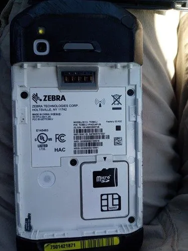 Сканер штрих-кода Zebra TC56 Zebra TC56CJ Android Barcode Scanner not factory re — фото лота 2