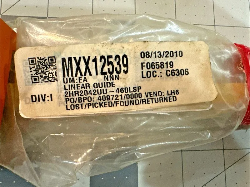 Линейная направляющая THK 2HR2042UU+460LSP Linear Guide MXX12539 2 Guides & 2 Sl — фото лота 1