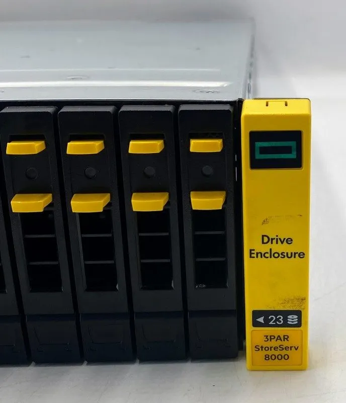 СХД HPE 3PAR STORESERV 8000 Storage Array QR490-63007, 16x 1.2TB SAS Drives — фото лота 3
