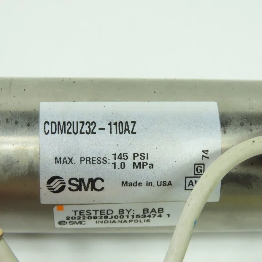 Пневмоцилиндр SMC CDM2UZ32-110AZ Double Acting Pneumatic Cylinder 110mm Stroke 3