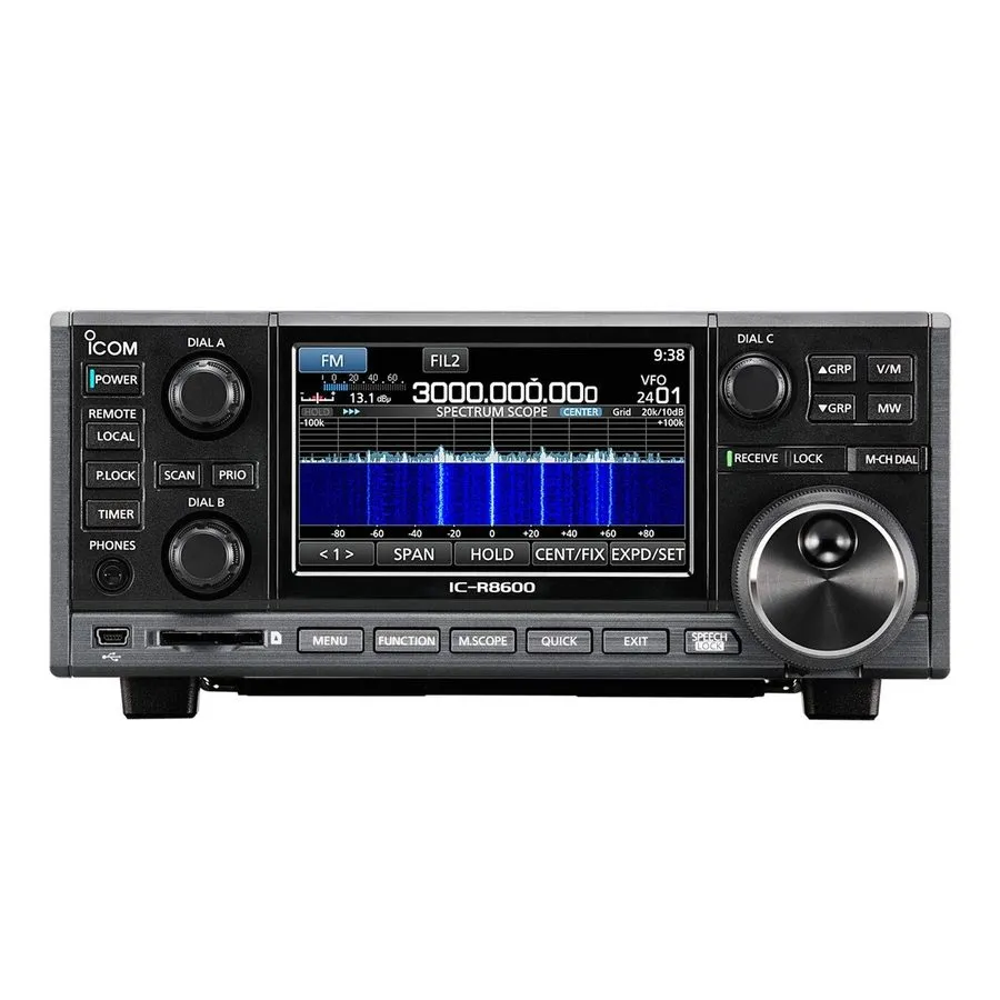 Радиостанция IC-R8600 AM FM WFM CW HF VHF UHF Desktop Wideband Radio Receiver