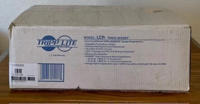 TRIPP-LITE LCR-2400 AC Voltage Regulator Line Conditioner 2400W