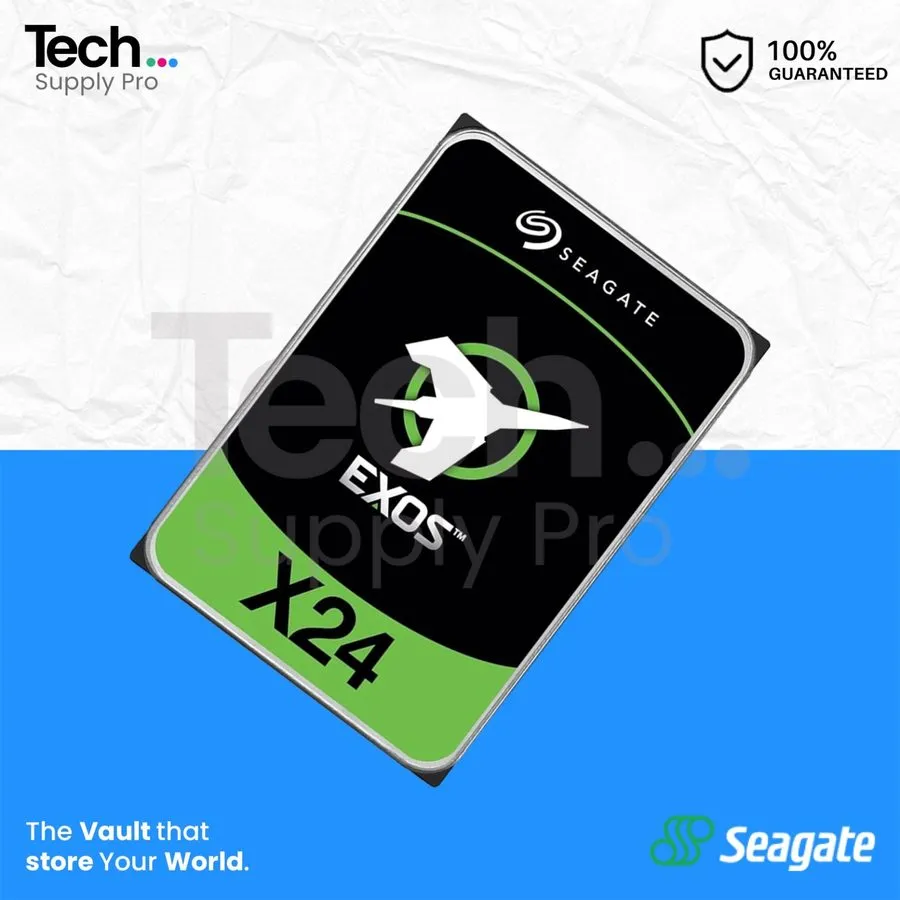 Жёсткий диск Seagate Exos X24 ST24000NM002H 24TB 7.2K RPM SATA 3.5" 512MB Hard d