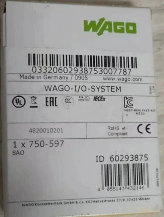 Контроллер WAGO 750-597 controller module