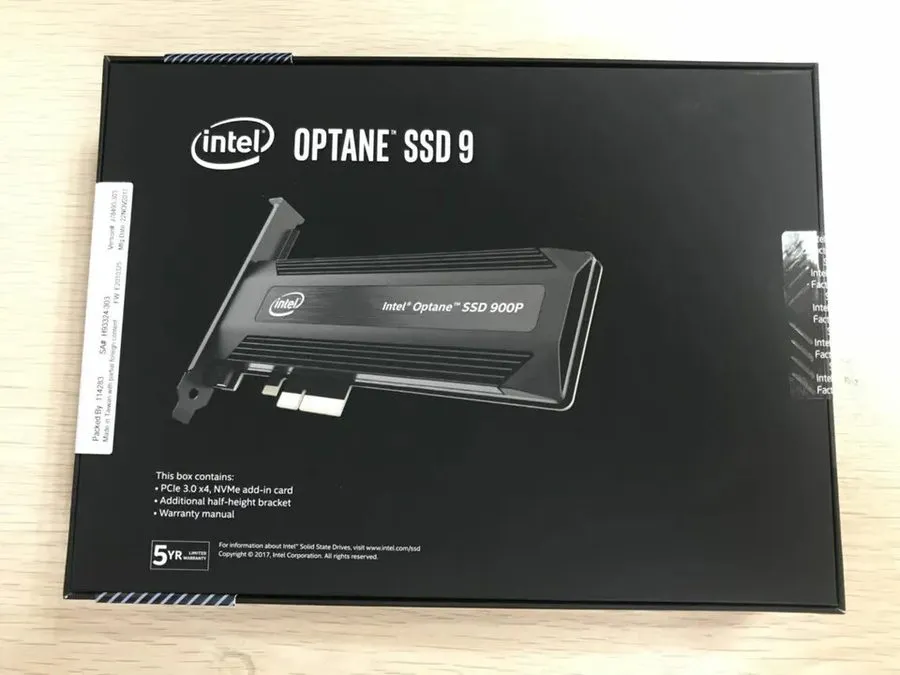 SSD-накопитель Intel Optane 900P 280GB SSD HHHL PCIE NVME Solid State Drive SSDP
