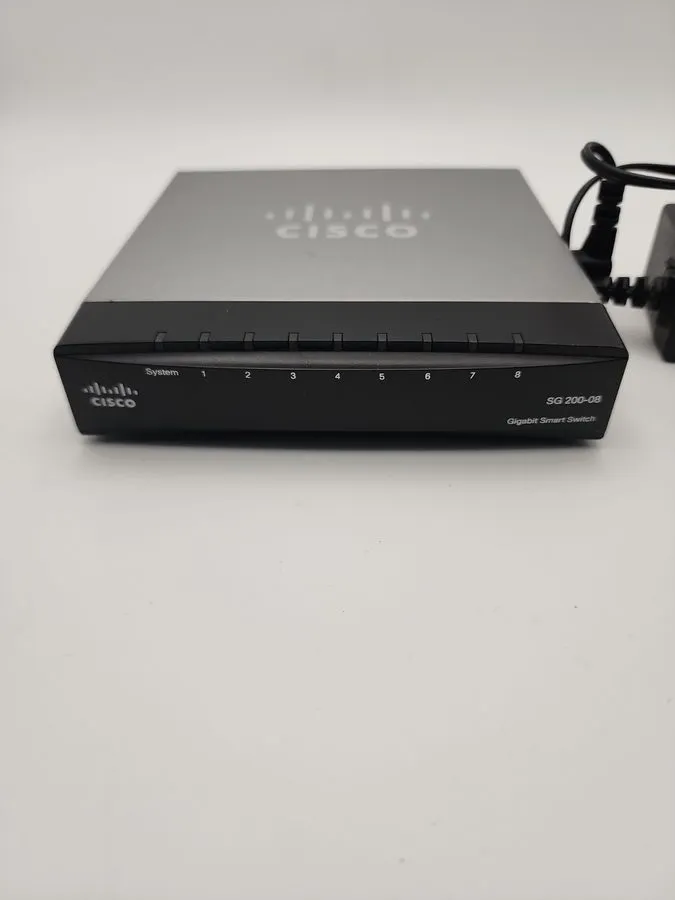 Коммутатор Cisco Small Business 8 Port Gigabit Smart Switch SG200-08