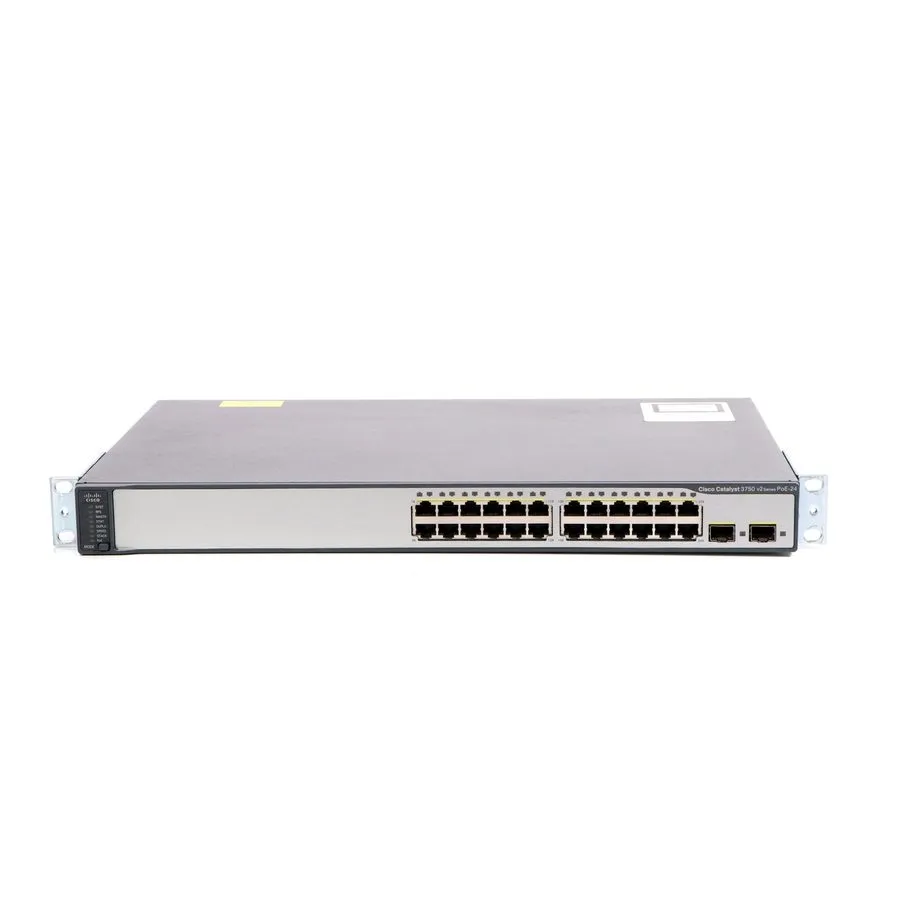 Коммутатор Cisco WS-C3750V2-24PS-S Switch