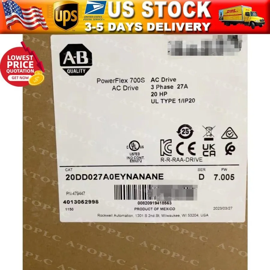Частотный преобразователь Allen-Bradley 20DD027A0EYNANANE PowerFlex 700S AC Driv