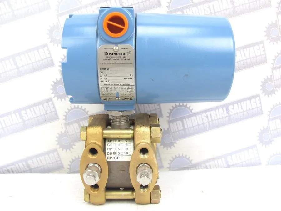 Датчик давления ROSEMOUNT 1151-DR2F12M1B1 Alphaline PRESSURE TRANSMITTER Cal. 0- — фото лота 2