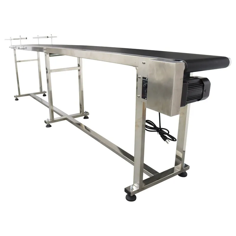 Конвейер Industrial Transport Length 118inch PVC Conveyor 7.8inch Width Double G — фото лота 2