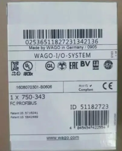 Модуль 750-343 WAGO FC PROFIBUS module Shipping