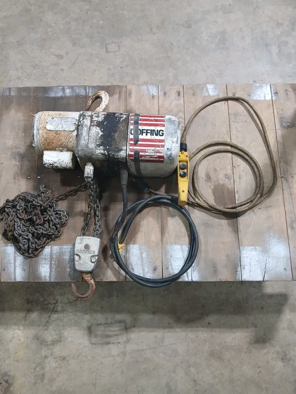 Таль Coffing EC.1032.2 1/2 Ton Electric Chain Hoist — фото лота 1