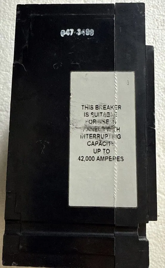 Автоматический выключатель Eaton Cutler Hammer FS340050A 50 Amp 3P 480V Circuit  — фото лота 2
