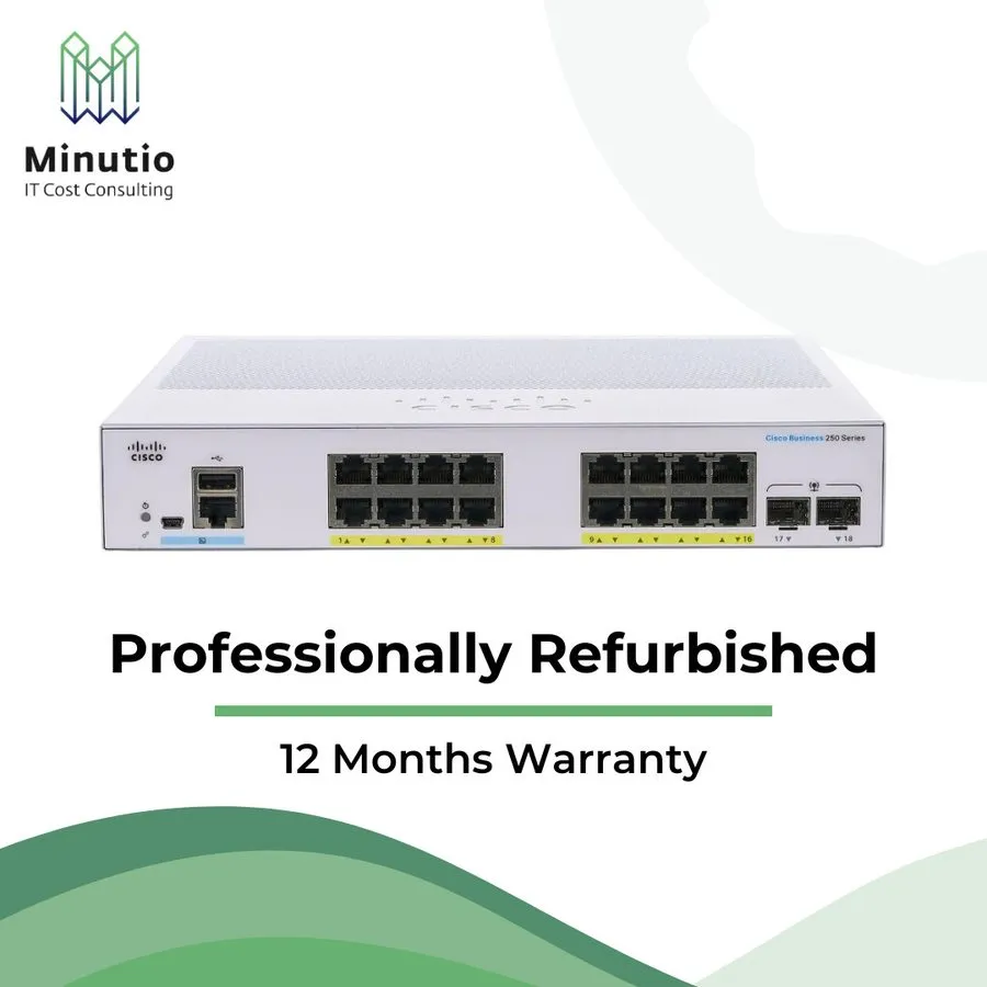 Коммутатор Cisco CBS250-16T-2G