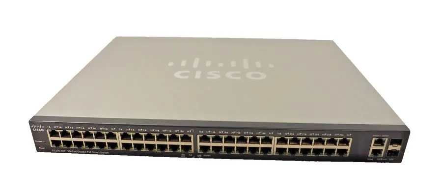 Коммутатор Cisco SG200-50P 50-Port Gigabit PoE Smart Switch 180W PoE Fully