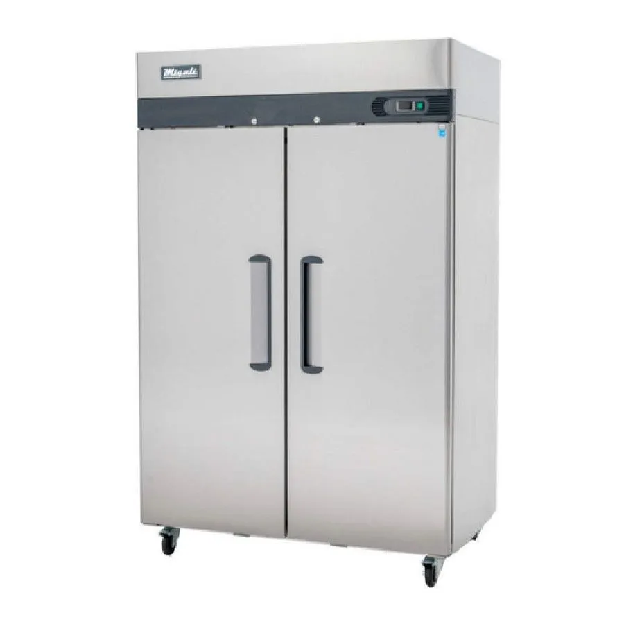 Холодильный шкаф Migali C-2R-HC 51" 2-Section Reach-In Refrigerator w/ 2 Solid D
