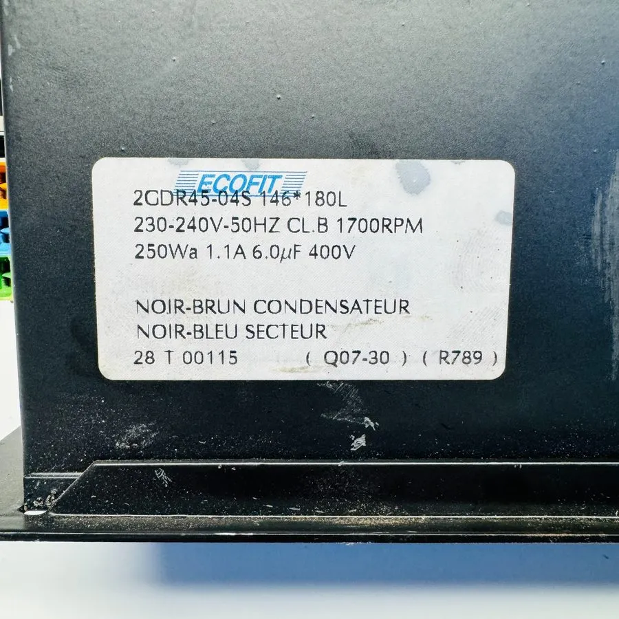 Вентилятор Ecofit 2GDR45-04S Centrifugal Fan Blower 230V 50/60Hz HVAC Cooling In — фото лота 1