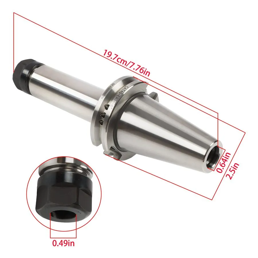 Режущий инструмент CAT40-ER16 4-Piece 100mm Collet Chuck Set High-Accuracy Machi — фото лота 1