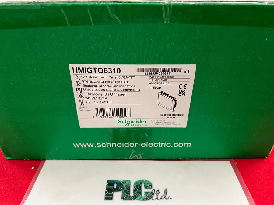 Панель оператора HMIGTO6310 Modicon Magelis 12.1 Color Touch Panel