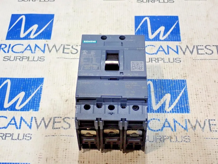 Автоматический выключатель SIemens 3VA4195-4ED34-0AA0 15A 480v 25kA 3P Bolt-on C