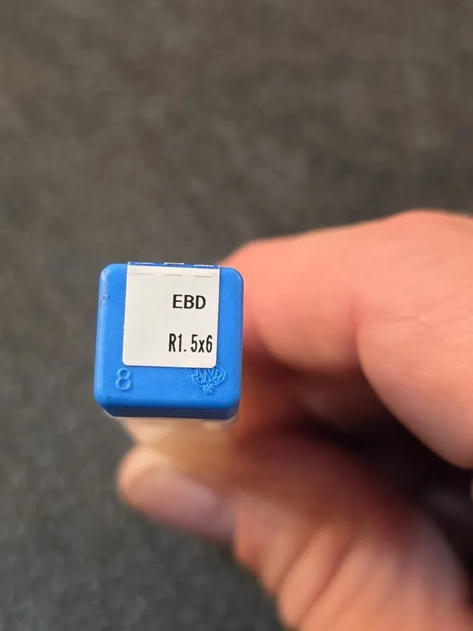 Режущий инструмент OSG EXOCARB WXS-EBD R1.5x6 Carbide Ball Nose End Mill 2 Flute — фото лота 1