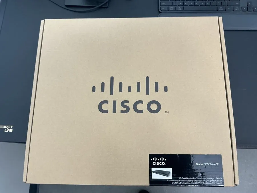 Коммутатор Cisco SG350X-48P-K9 48-Port Gig PoE+ Managed Switch 4x 10G Uplink Sta