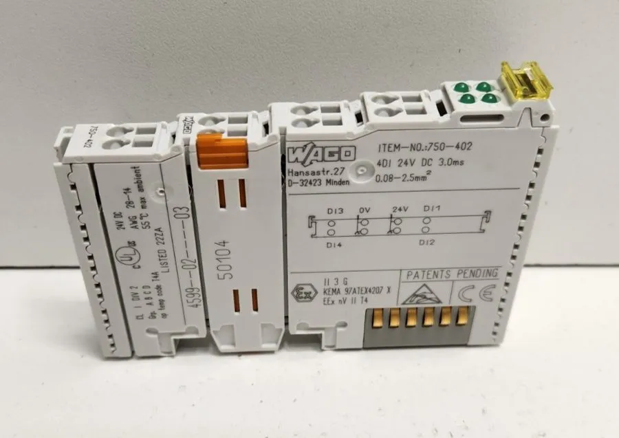Модуль ввода-вывода Wago 750-402 Input Module 4DI 24VDC 3.0Ms