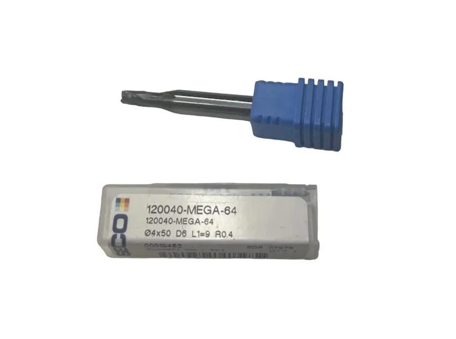 Режущий инструмент Seco 32962 Carbide Corner Radius End Mill 4mm 3FL MEGA-64 0.5