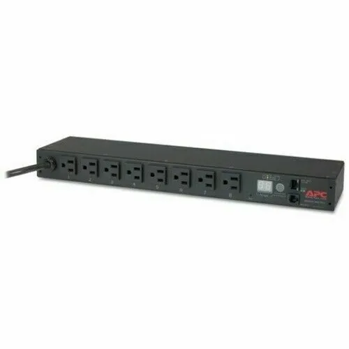 Блок розеток PDU APC AP7800B Metered 1U 15A Rack PDU w/ 5-15 Outlets