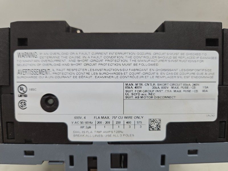 Фото лота 3RV2411-1EA20 от продавца №93168