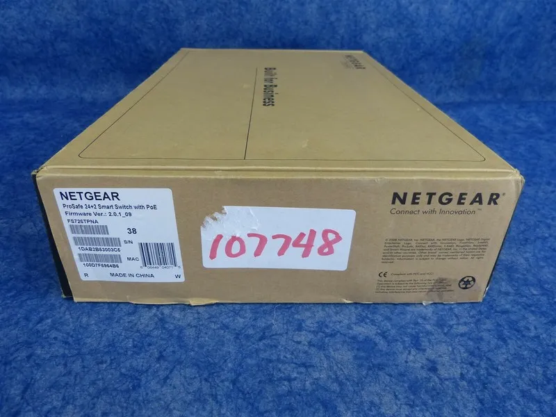 Коммутатор NetGear ProSafe (FS726TPNA) 24-Ports External Switch Managed