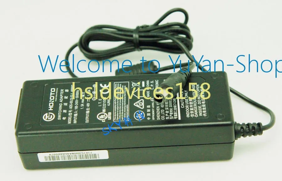 Блок питания Dahua ADS-65LSI-52-1 video camera adapter 48V 1.25A with pin power 