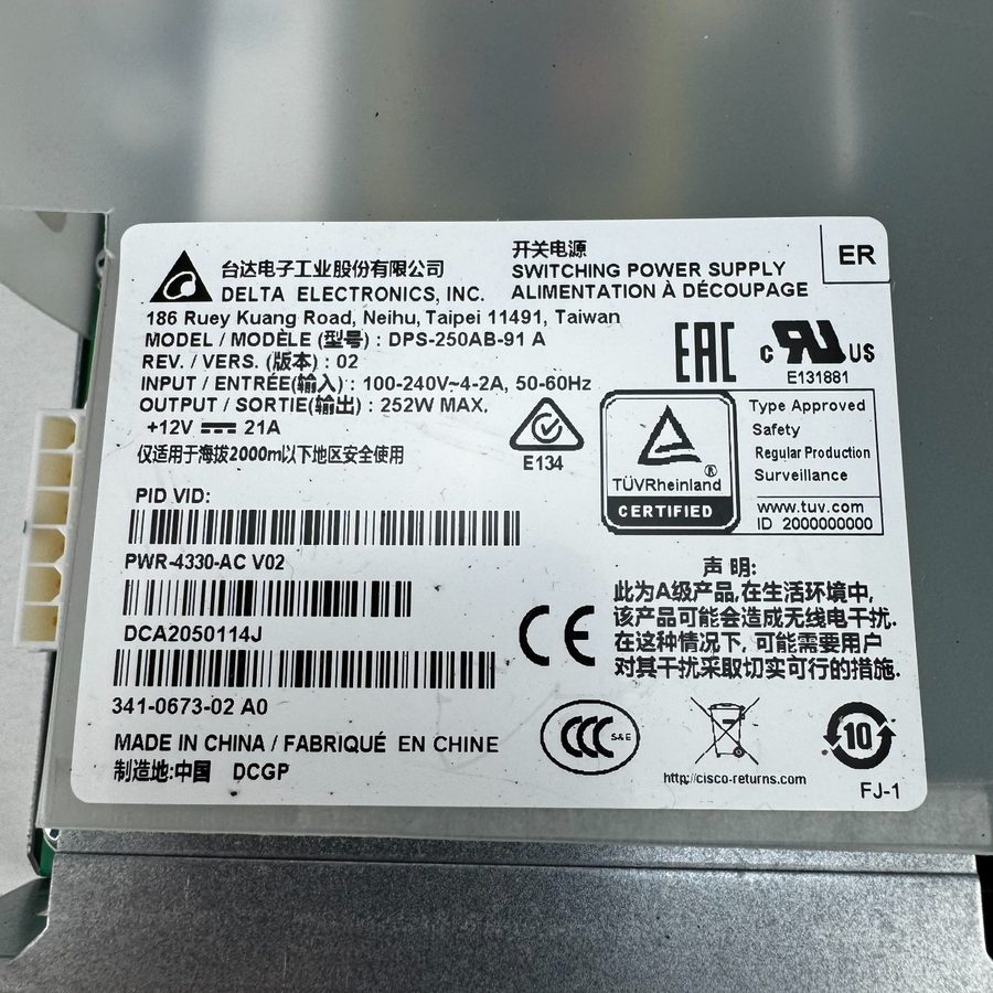 Фото лота DPS-250AB-91 от продавца №30656