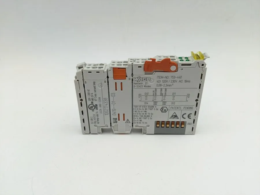 Модуль ввода-вывода WAGO 753-440 DIGITAL INPUT MODULE: 4 CHANNELS 120/230 VAC