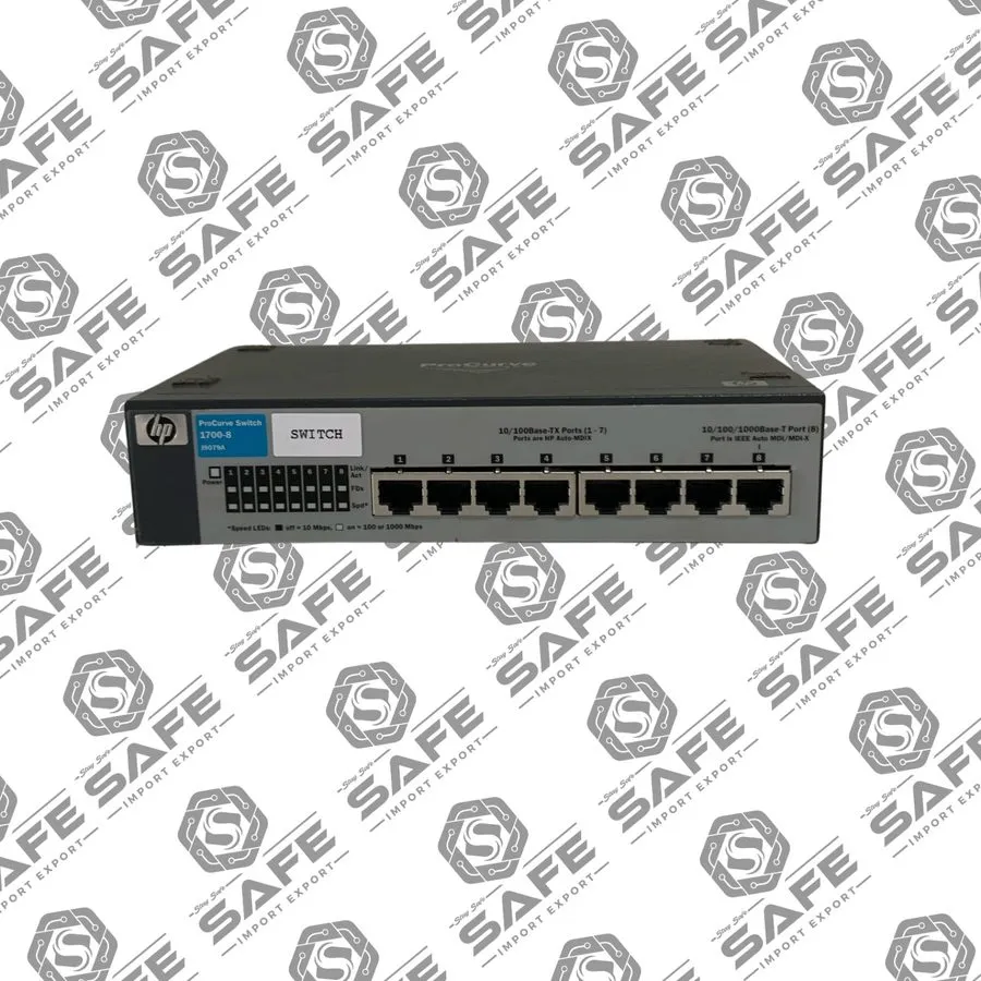 Коммутатор HP ProCurve 1700-8 8 Port Fast Ethernet Switch (7x 100Mbps, 1x 1Gbps)