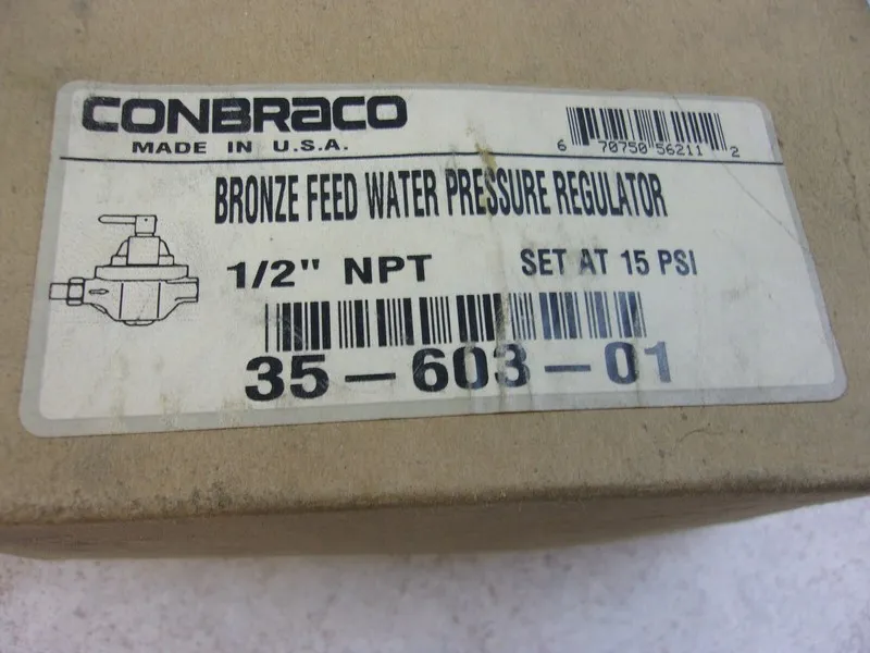 Трубопроводная арматура CONBRACO 35-603-01 Industries "PRESSURE REGULATOR 1/2 NP