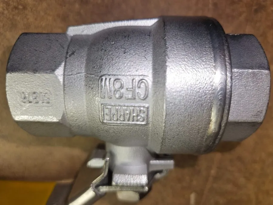 Клапан Warren 3" CF8M 1000 WOG Stainless Steel Ball Valve NACE MR0175 — фото лота 2