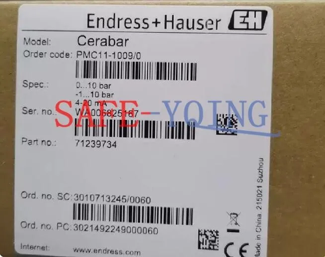 Датчик давления Endress+Hauser PMC11-AA1U1PBWBJA (PMC11-1009/0) Pressure Transmi